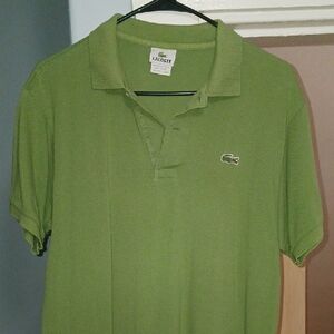 Lacoste Men's Green Polo Shirt